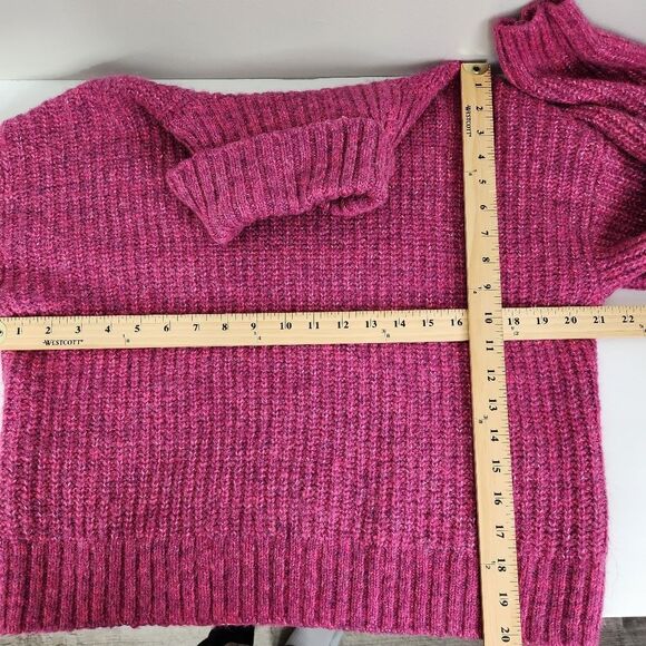 Pink Magenta Turtleneck Old Navy Sweater Size M - Picture 5 of 8